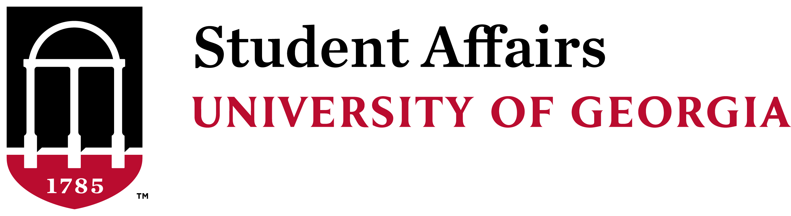 UGA Student Affairs logo.